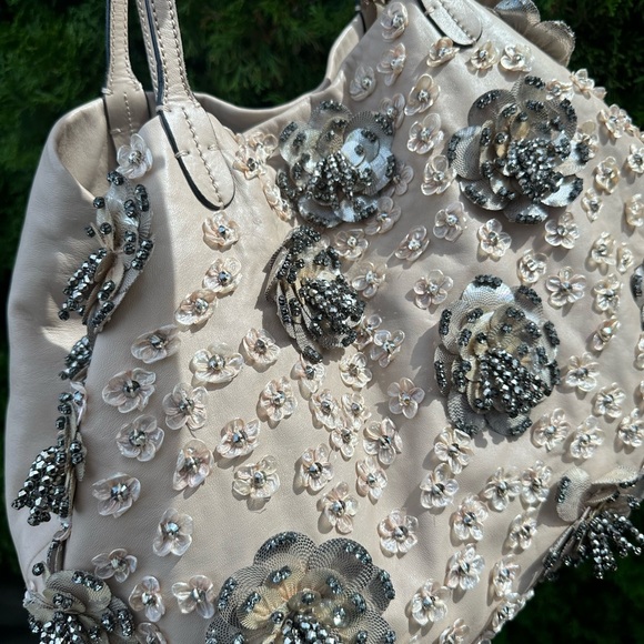 Valentino Metallic Gray Handbag - Picture 3 of 16